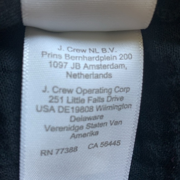 J Crew black sleeveless gauzy cotton top with ruffles and buttons - Picture 7 of 8